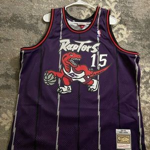 Vince Carter Toronto Raptors 1998-99 season swingman Mitchell & Ness